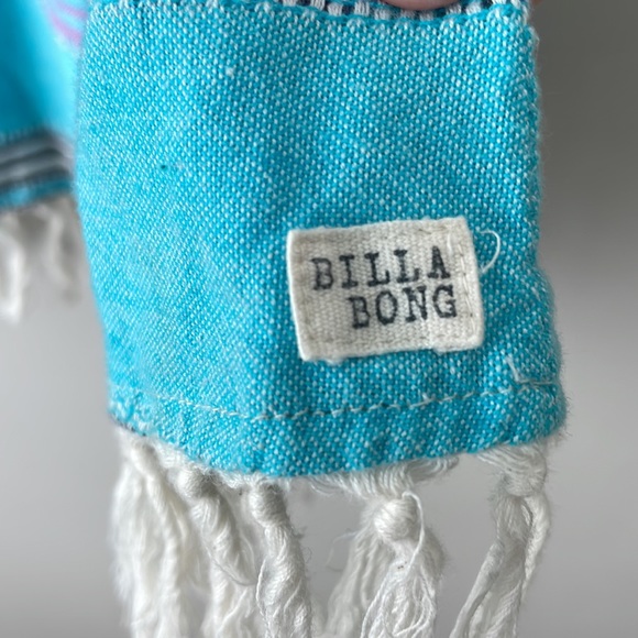 Billabong striped cotton fringed tank top women size large - Picture 5 of 7